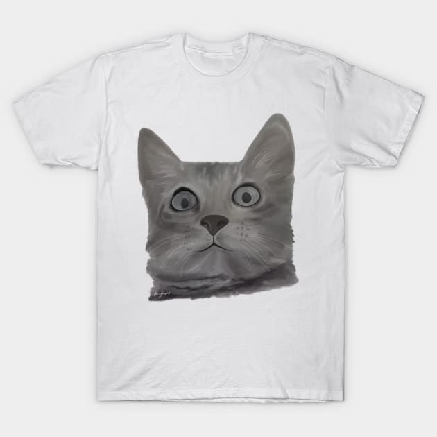 The Cat T-Shirt by Ceeshore